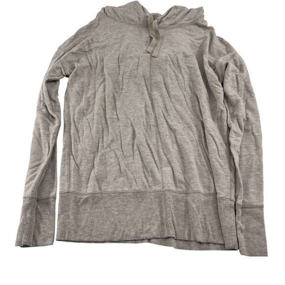 GapBody Ultra Soft Hooded Pullover Top Size M Cotton Blend beige - Picture 1 of 5